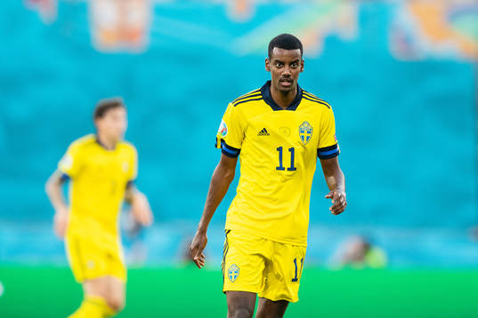 Alexander Isak of Sweden
