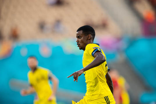 Alexander Isak of Sweden