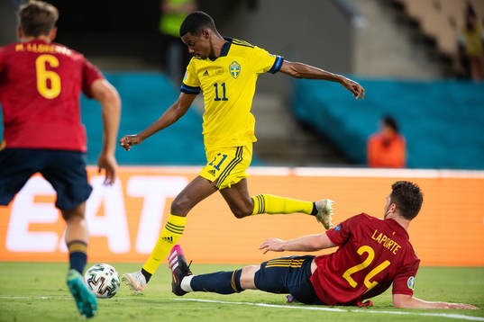 Alexander Isak of Sweden