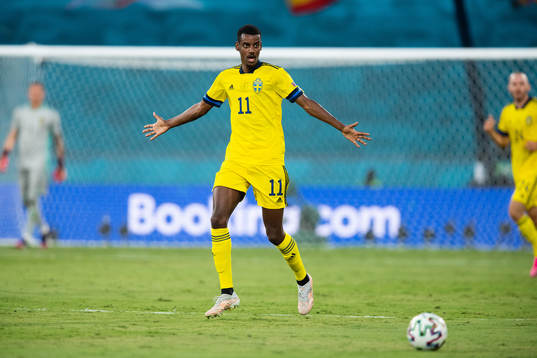 Alexander Isak of Sweden
