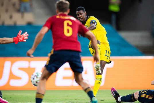 Alexander Isak of Sweden