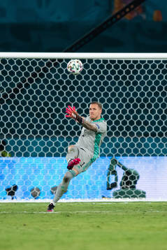 goalkeeper Robin Olsen of Sweden