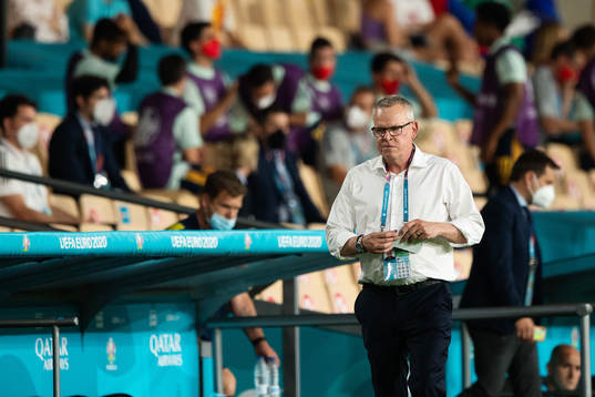 head coach Janne Andersson of Sweden
