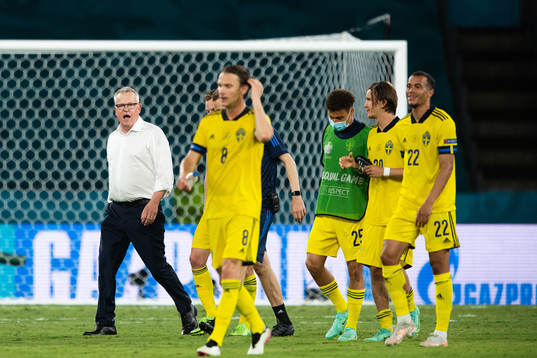 head coach Janne Andersson of Sweden