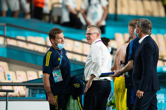 head coach Janne Andersson of Sweden