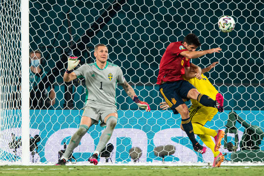 during the UEFA Euro 2020 Football Championship match