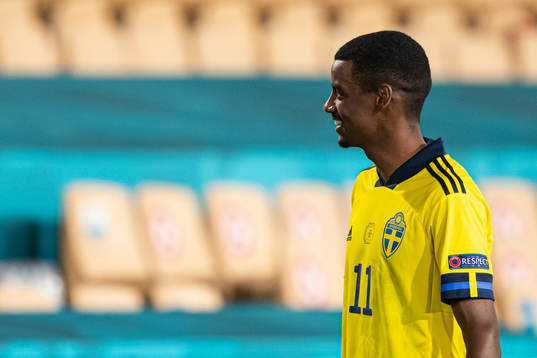 Alexander Isak of Sweden