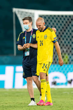 Sport psychologist Daniel Ekvall and Marcus Danielson of