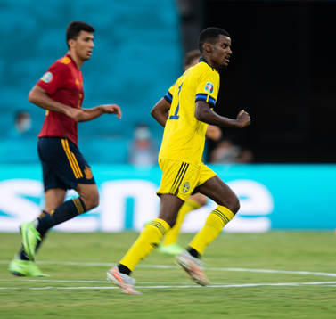 Alexander Isak of Sweden