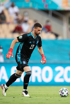 Goalkeeper Unai Simon of Spain