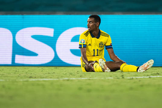 Alexander Isak of Sweden