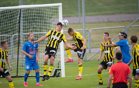 IFK Hässleholms Isak Orajärvi och Ivan Danielsson