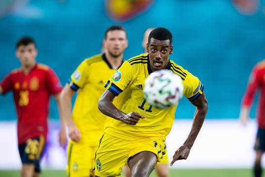 Alexander Isak of Sweden