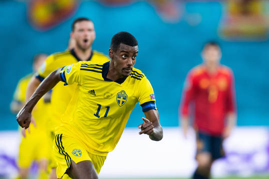 Alexander Isak of Sweden