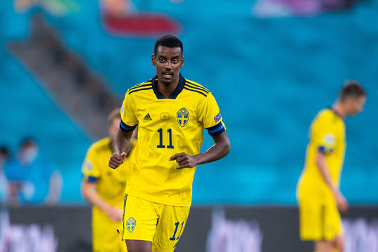 Alexander Isak of Sweden