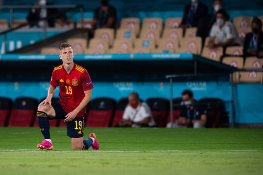 Dani Olmo of Spain
