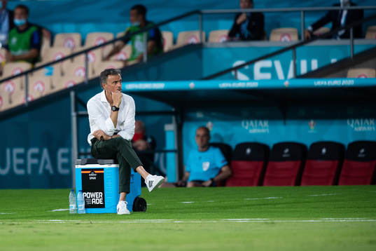 Luis Enrique, head coach of Spain