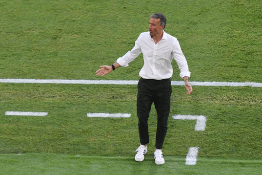 Luis Enrique, head coach of Spain