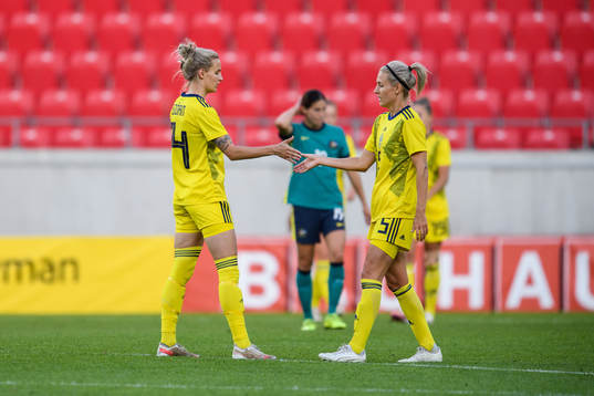 Nathalie Björn and Emma Kullberg of Sweden
