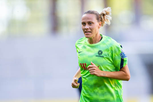 Emily van Egmond of Australia prior to the international