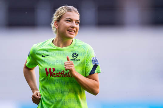 Charlotte Grant of Australia prior to the international