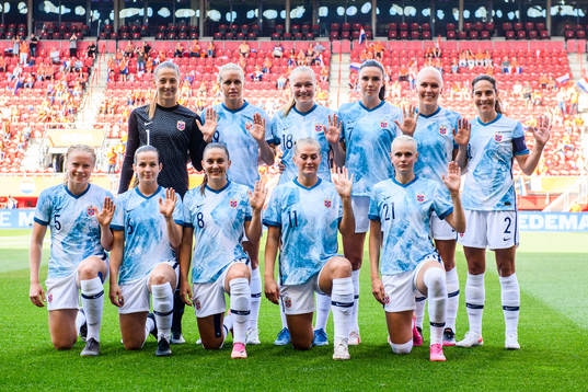 goalkeeper Cecilie Fiskerstrand, Tuva Hansen, Frida Maanum,