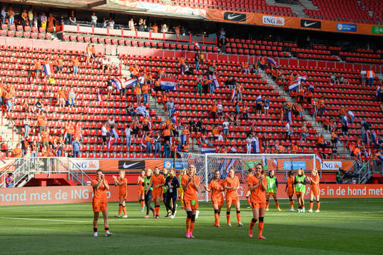 Players of the Netherlands celebrate