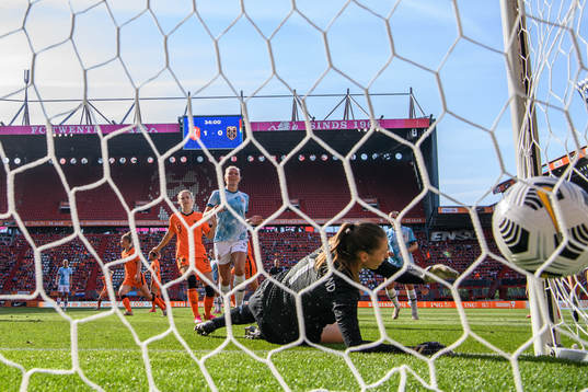 goalkeeper Cecilie Fiskerstrand of Norway when the