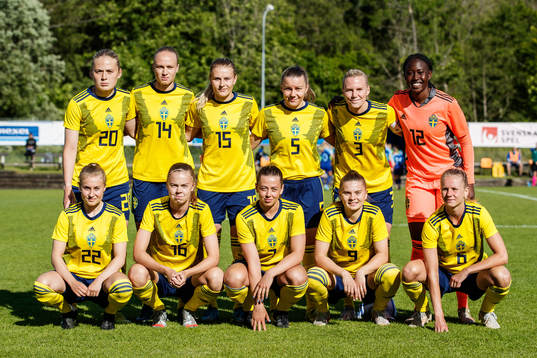 Sveriges Paulina Nyström, Matilda Plan, Amanda Nildén,