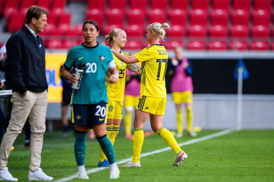 Caroline Seger is being substituted for Filippa Curmark of