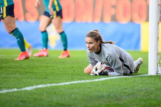 goalkeeper Teagan Micah of Australia
