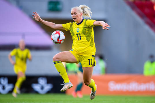 Stina Blackstenius of Sweden