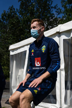 In this handout photo from the Swedish Football Association