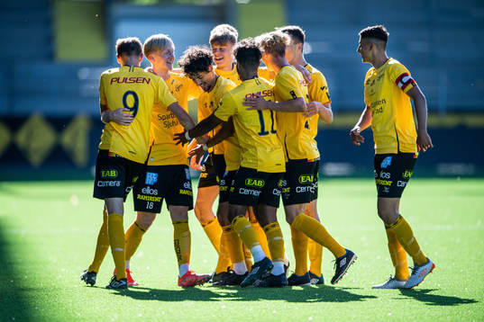 Elfsborgs spelare jublar