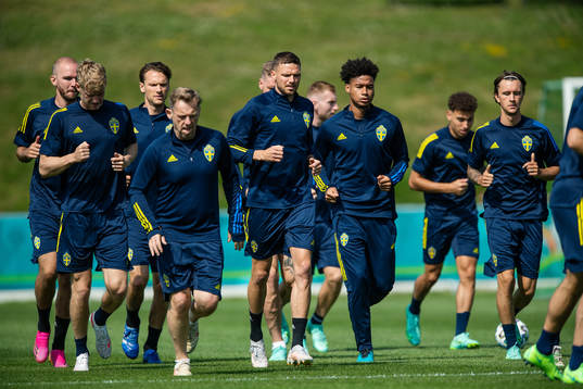 Filip Helander, Marcus Berg, Jens Cajuste and Kristoffer