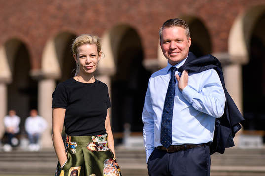 Finansborgarråd Anna König Jerlmyr och Svenska