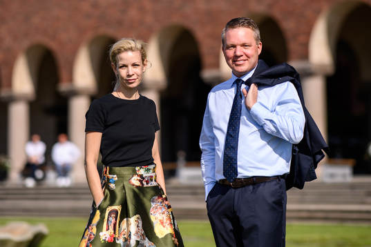 Finansborgarråd Anna König Jerlmyr och Svenska