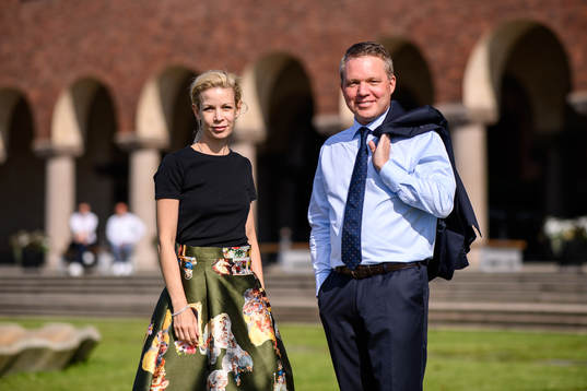 Finansborgarråd Anna König Jerlmyr och Svenska