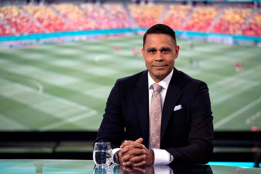 s Daniel Nannskog I SVT:s EM-studio