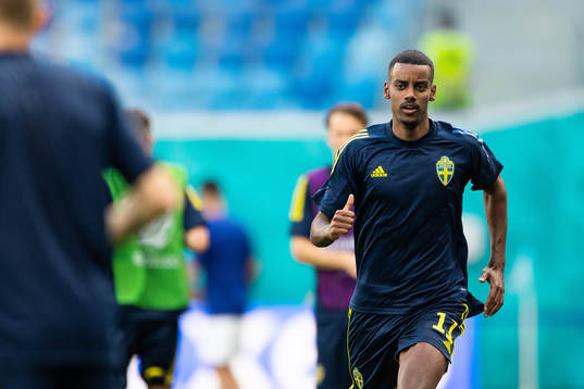 Alexander Isak of Sweden
