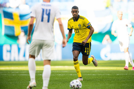 Alexander Isak of Sweden