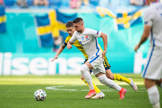 Mikael Lustig of Sweden and Robert Mak of Slovakia