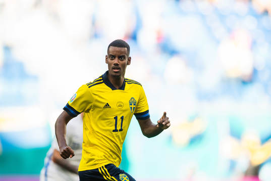 Alexander Isak of Sweden