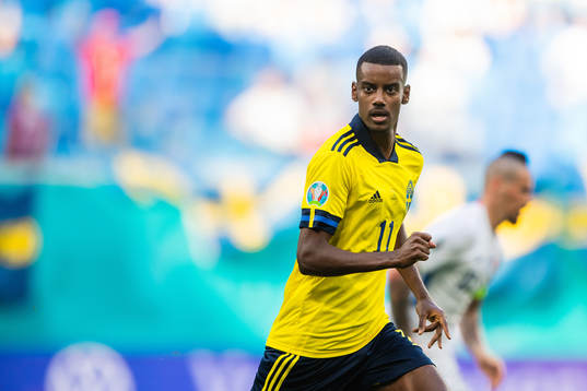 Alexander Isak of Sweden