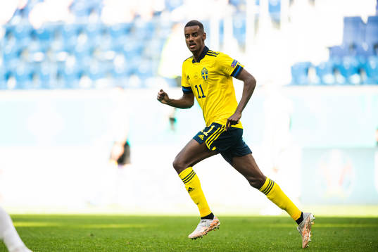 Alexander Isak of Sweden