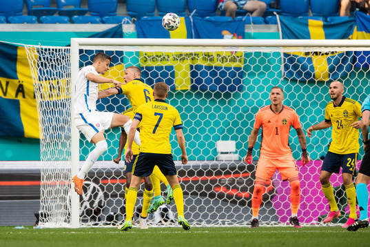 Lubomir Satka of Slovakia and Ludwig Augustinsson of Sweden