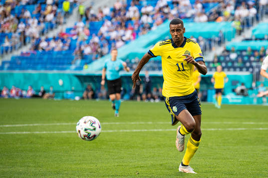 Alexander Isak of Sweden