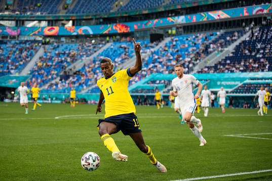 Alexander Isak of Sweden