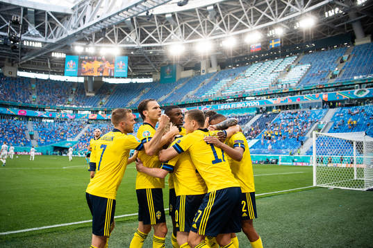 Sebastian Larsson, Albin Ekdal, Alexander Isak, Emil