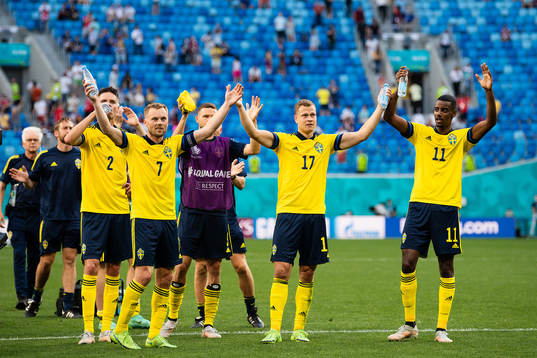 Mikael Lustig, Sebastian Larsson, Marcus Berg, Viktor